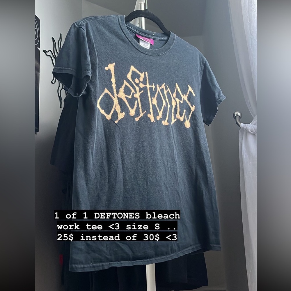 deftones handmade band tee